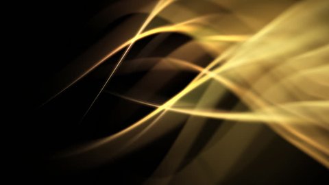 abstract energy background of yellow light waves in dynamic motion - seamless (FULL HD)