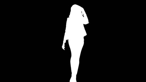 Girl Silhouette Vector Free Vector cdr Download 