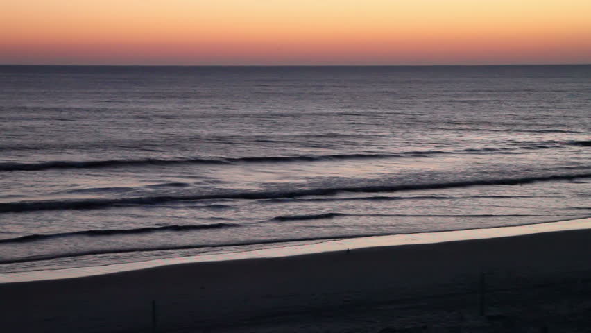 Morning overlooking the beach Daytona Beach Florida 