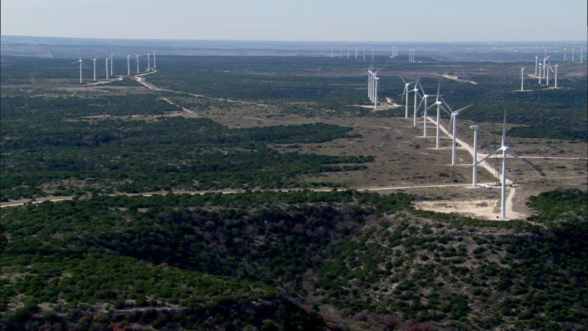 Windmill Fields Dallas Texas. Windmills Stock Footage Video (100%