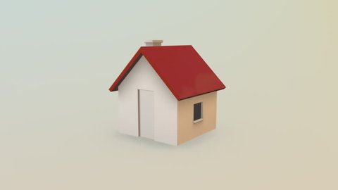 Animated word 'DEVELOPMENT" with small, red roof house on white background.