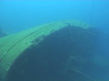 ship wreck underwater video
