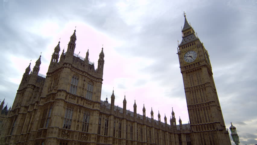 Westminster Palace and Big Ben stationary