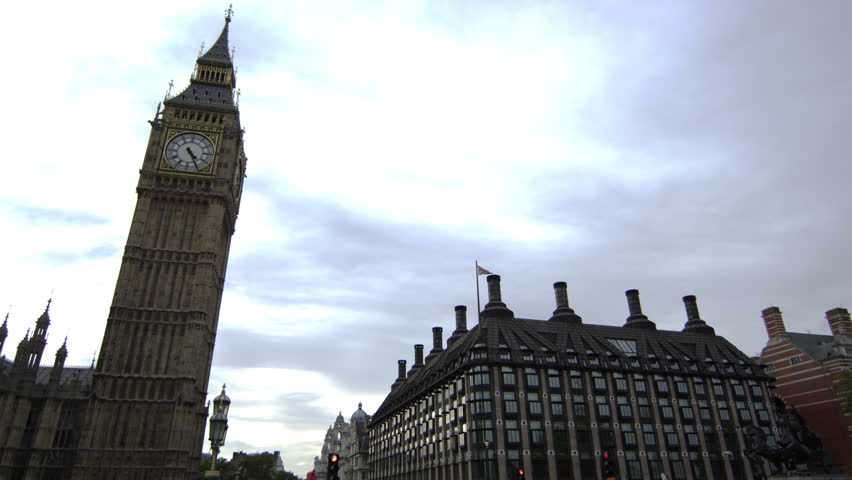 Westminster Palace panorama with Big Ben