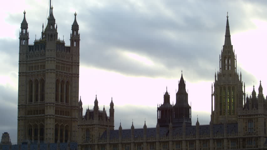 Westminster Palace and sky