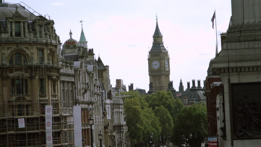 LONDON, UK - OCTOBER 9, 2011: Big Ben from Trafalgar Square