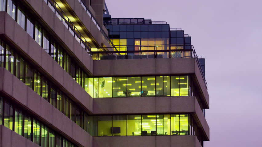 LONDON, UK - OCTOBER 10, 2011: Office building by Thames