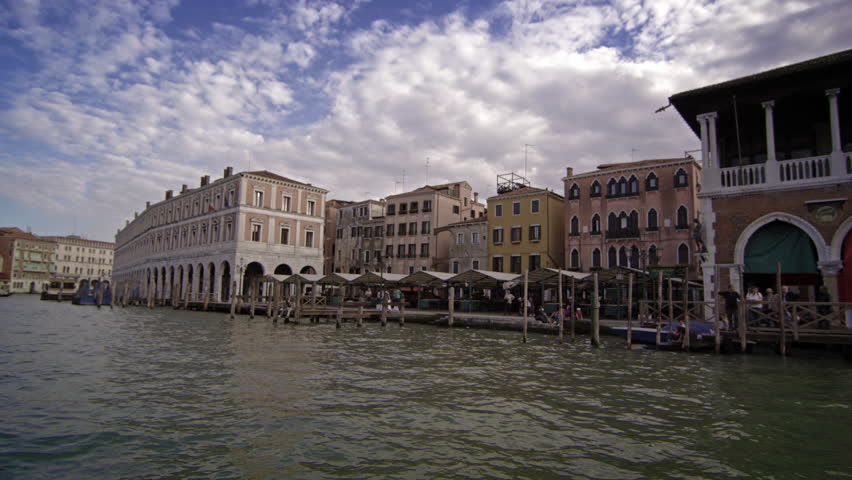 Cool buildings along the water, located in Venice