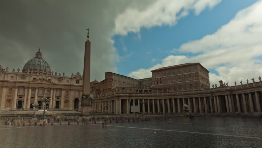 Time-lapse of the Vatican Square