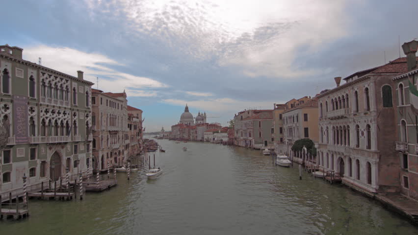 View from bridge above Grand Canal