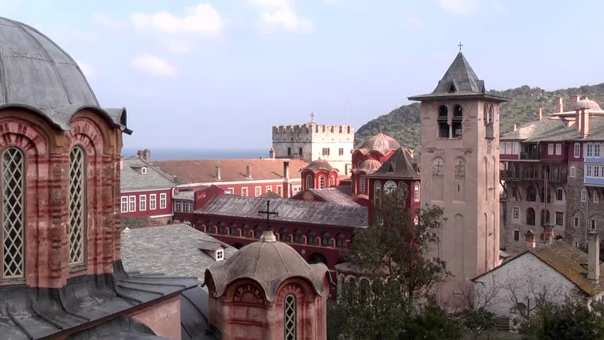 Greece, the monastery of Vatopedi