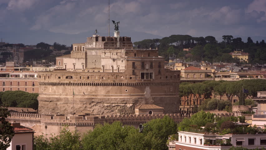 Footage of Castle Sant Angelo