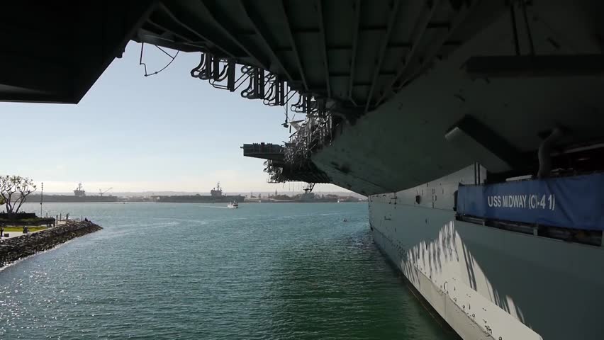 USS Midway Side View