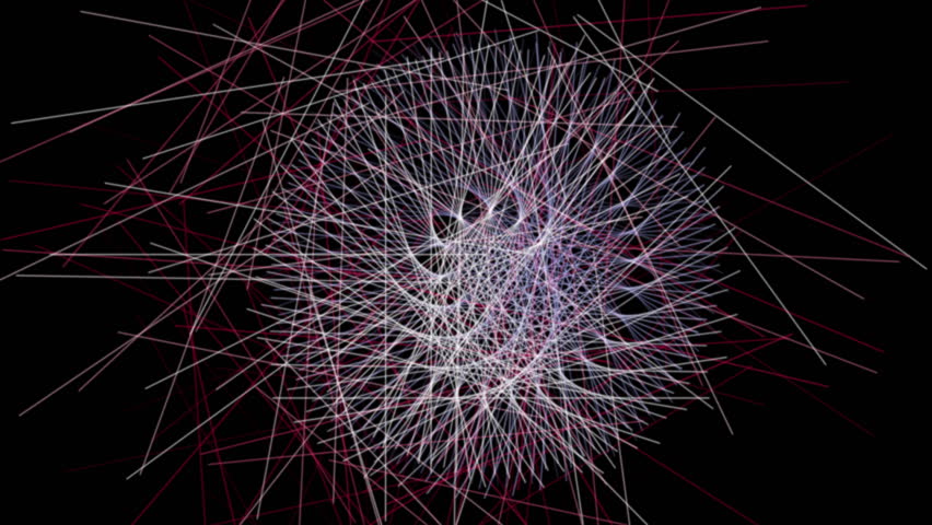 fantastic video animation with stripe object in motion, 4096x2304 loop 4K