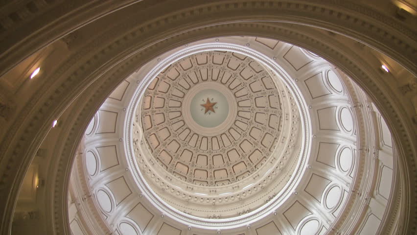 video state capital texas rotunda zoom Stock Footage Video (100% ...