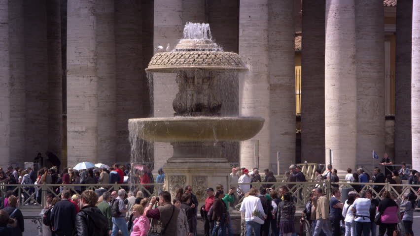 ROME, ITALY - MAY 8, 2012: Saint Peters Fountain