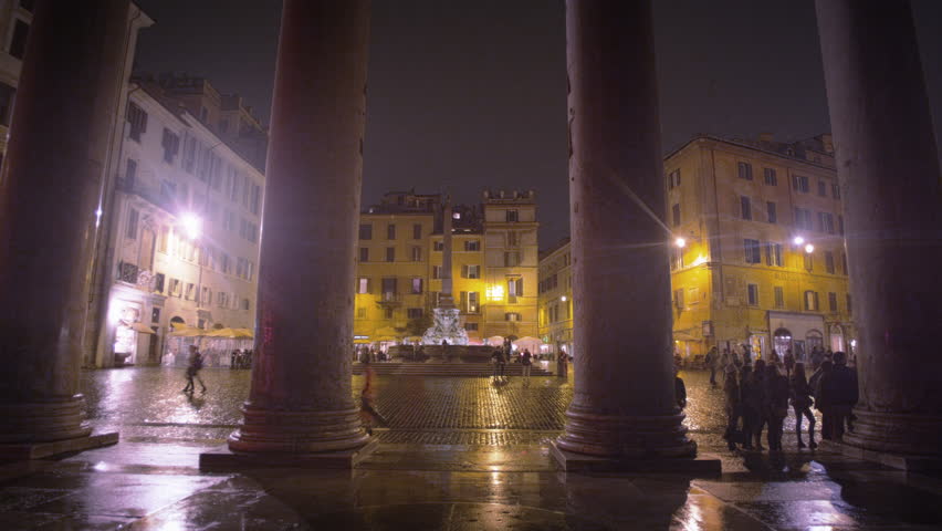 ROME, ITALY - MAY 7, 2012: Square in front of the Pantheon