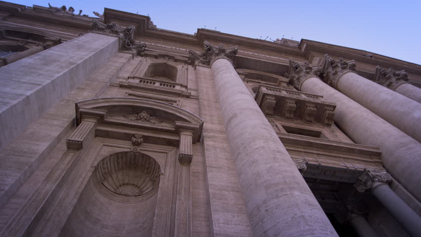ROME, ITALY - MAY 8, 2012: Front entrance to St Peter's Basilica