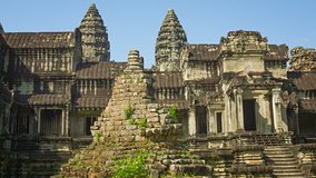 High definition video - largest Buddhist temple complex in the world - Angkor Wat