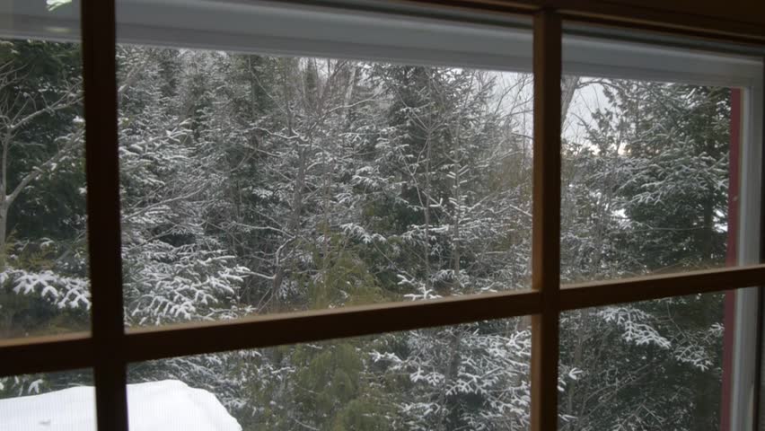 Looking Through a Window. Beautiful Stock Footage Video (100% Royalty