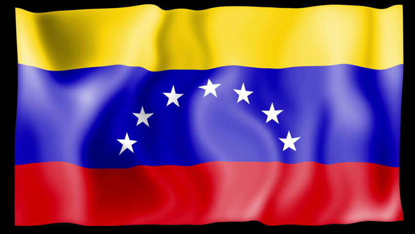 A Waving Venezuela Flag - Stock Footage Video (100% Royalty-free