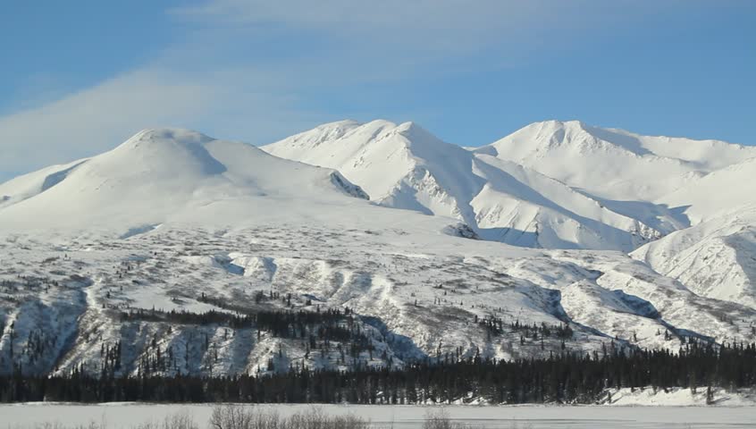 Snow Aspen Colorado Snowmobiles. Gorgeous Stock Footage Video (100%