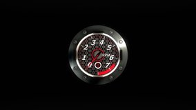 Throttle RPM gauge 3D animation. Rendered in HD. Feel free to check my portfolio for more HD clips!