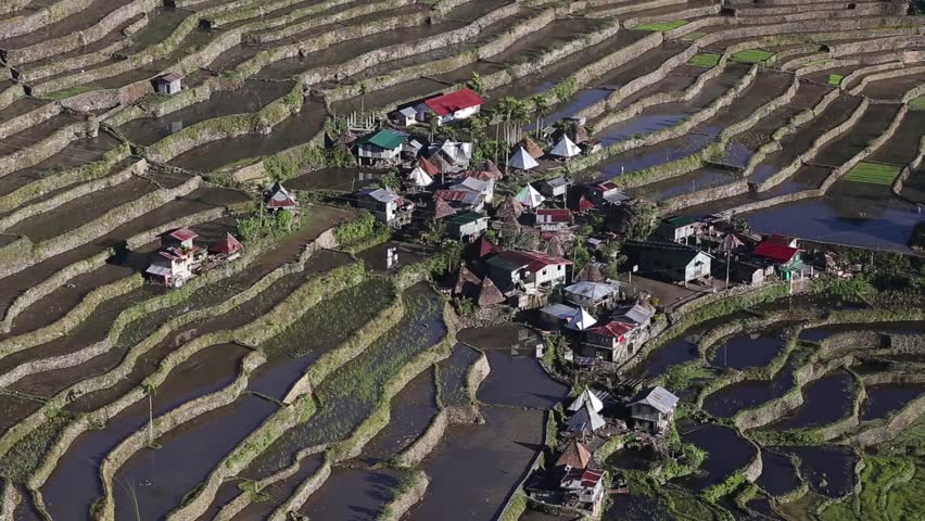 The world heritage Rice terraces in Batad, northern Luzon, Infugao province Philippines.