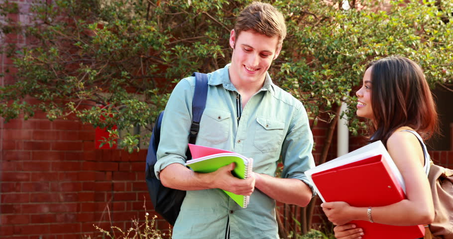 Students gay brunette petite