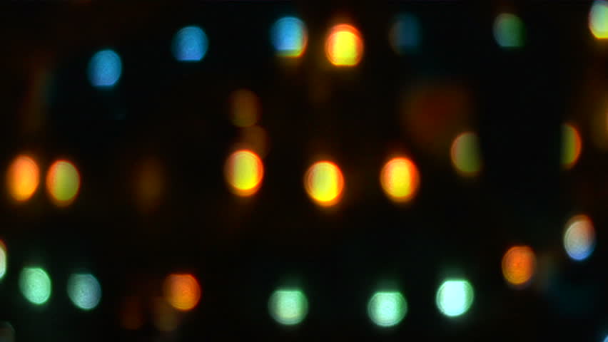 Blurred glowing Christmas light 