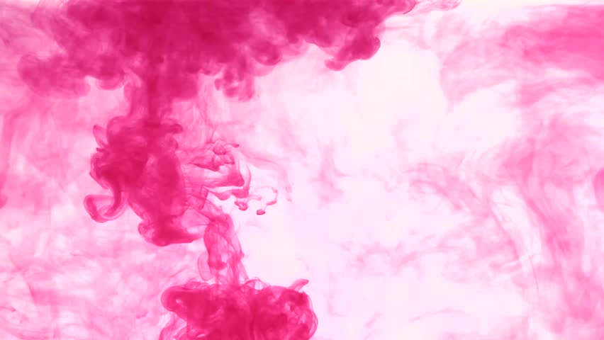 Pink Ink Dissolving in Water Stock Footage Video (100% Royalty-free