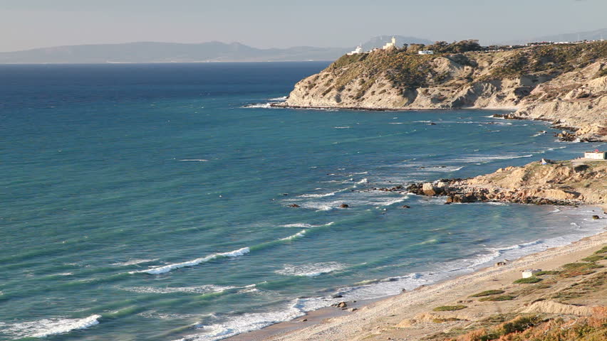 Atlantic Ocean Coast with Lighthouse Stock Footage Video (100% Royalty-free) 6001799 | Shutterstock