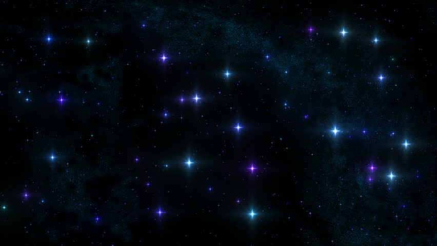 Beautiful Night Sky with Twinkle Stock Footage Video (100% Royalty-free