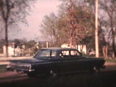 Suburban Scene (1964 - Vintage 8mm film)