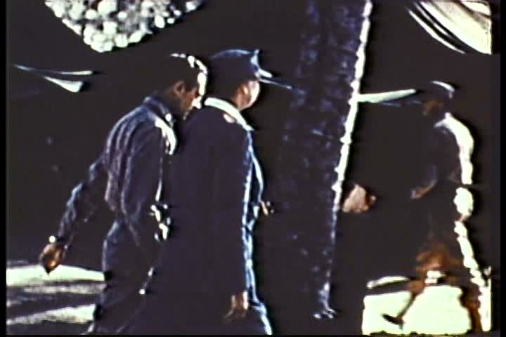 CIRCA 1940s - Eleanor Roosevelt visits Guadalcanal in World War Two.