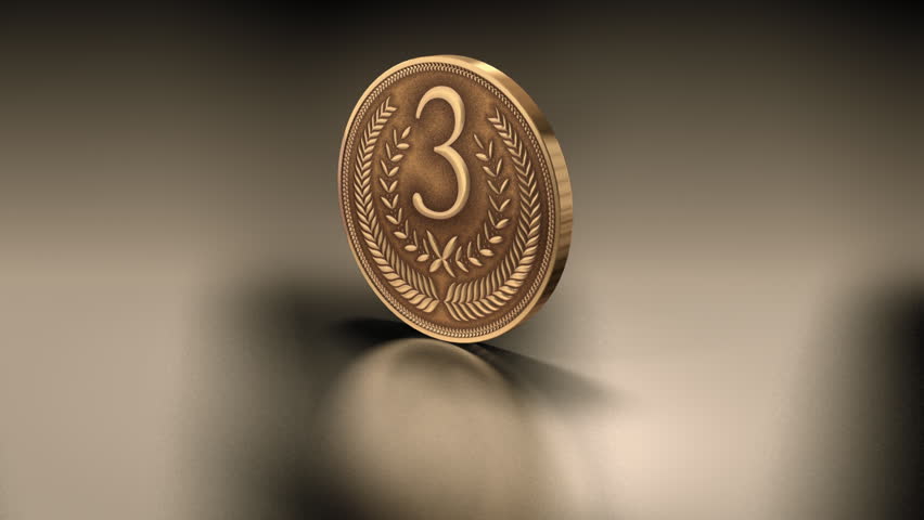 Brown Medal On Reflective Background Stock Footage Video 100 Royalty Free 602653 Shutterstock