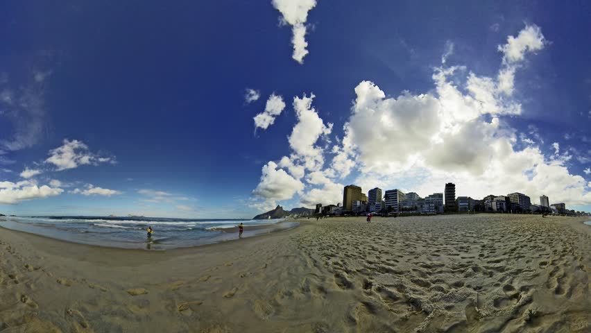 Ipanema Beach Rio De Janeiro Stock Footage Video 100 Royalty Free Shutterstock