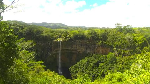  waterfall at seven colours mauritius