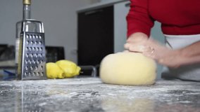 Recipe, process the dough for the cake