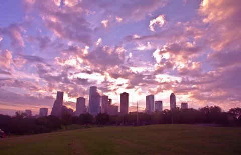 Houston Texas in the morning