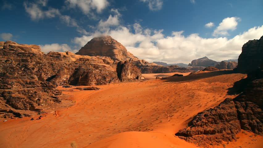 Wadi Rum Desert, Jordan 库存影片视频（100% 免版税）5354306 