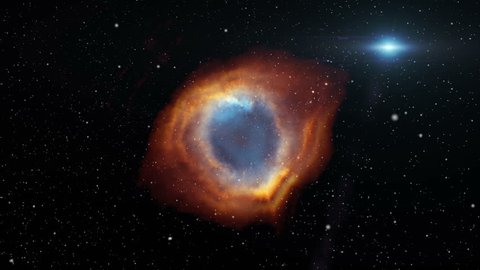 Helix Nebula fly through