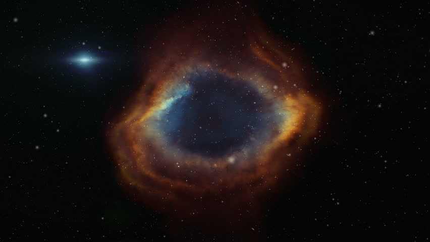 Descent into the Helix Nebula. 4K animation. | Shutterstock HD Video #6057131