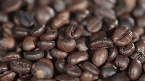 Coffee close-up rotation