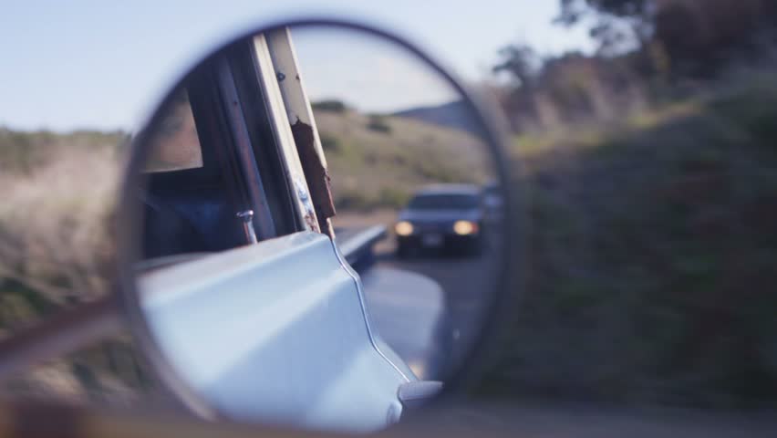 old car mirror