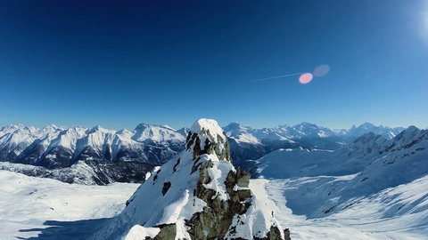 Beautiful Alpine View Paragliders Famous Rofan Stock Photo 1841559193 ...