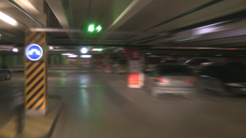 Underground parking time lapse 