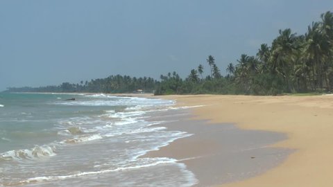 Tropical coastline ,Sri Lanka.