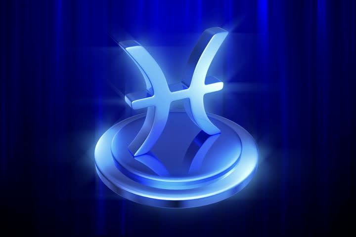 Digital illustration of zodiac symbol in colour background	