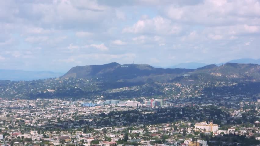 Time Lapse of Cloudscape over Los Angeles in Daytime